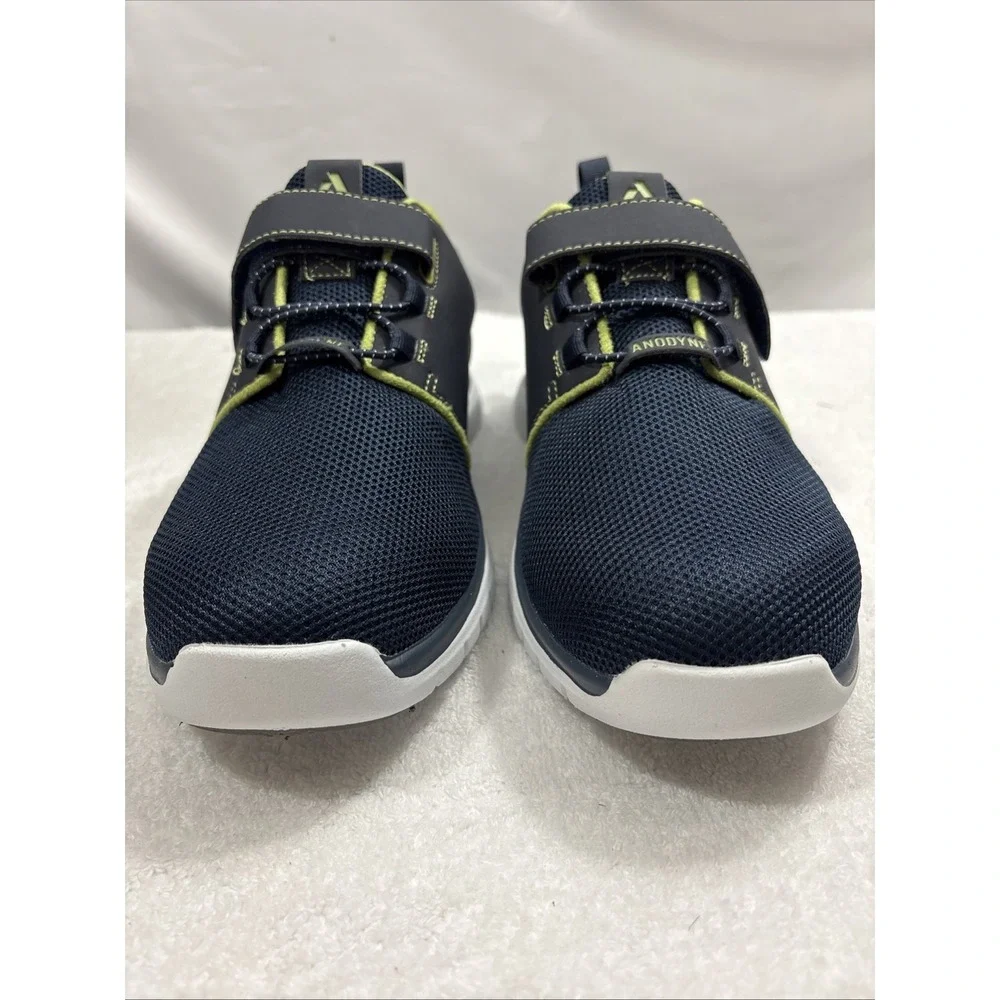 Anodyne No 46 Men Sport Jogger Orthopedic Walking Shoes Navy Lime 10.5W